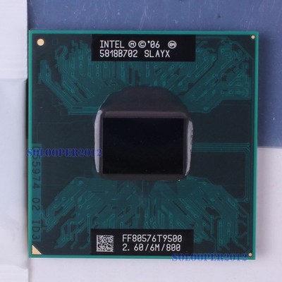     Core 2 Duo T9500 (SLAYX) CPU Processor 2.6 GHz *LH