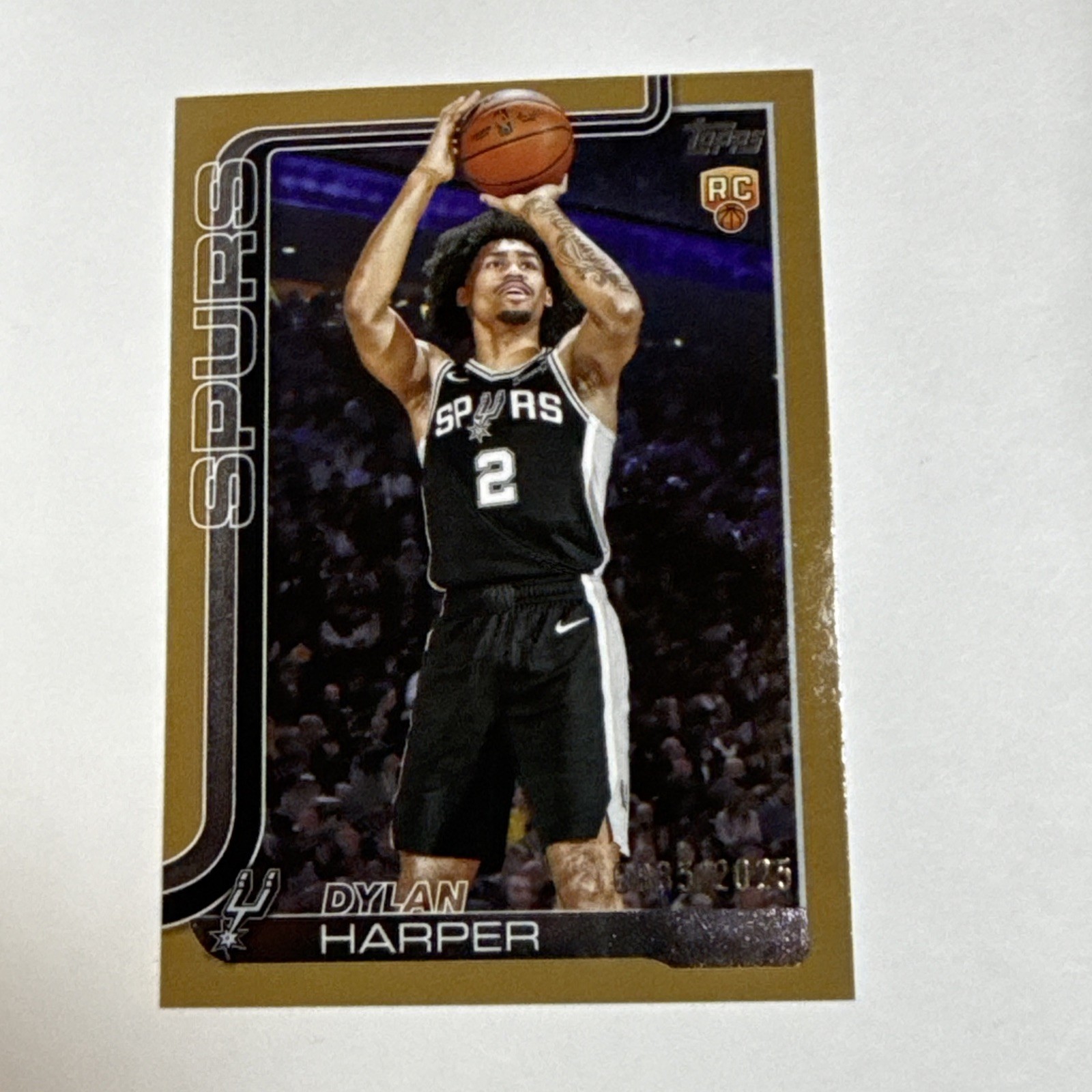 2025-26 Topps - Dylan Harper #202 Gold /2025 (RC)