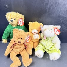 Ty Beanie Babies Attic Treasures Plush Lot Curly Hope Blarney Katrina 1993-98