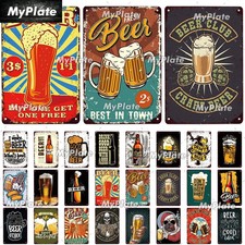 Bar Beer Vintage Home For Bar Pub Tin Metal Signs Home D cor Wall Art 8x12