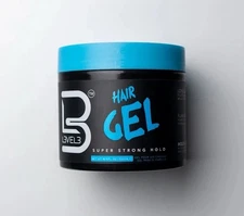 Level 3 Super Strong Hair Gel Flake Free Formula 16.9oz/500ML L3VEL3