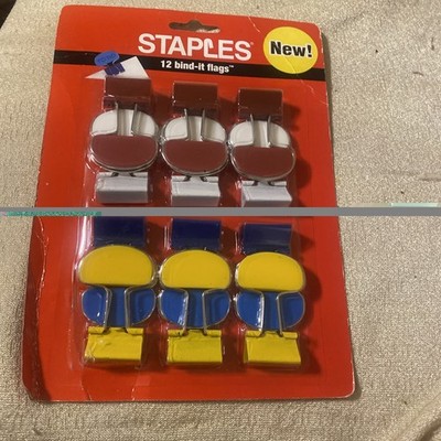 Staples 12 Bind It Flags New