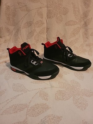 Fuba Black & Red USA Size 10.5 Men's Athletic Shoes