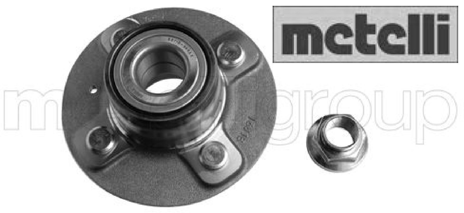 metelli 19-7794 Radlagersatz Radlager Satz Hinterachse Hinten für Hyundai
