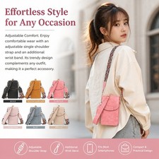 Fashionable Crossbody Wallet Bag Fits Mobile Phone Lipstick Cash  Cards Small