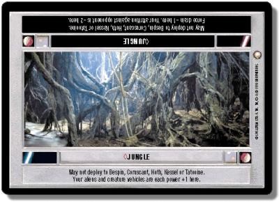 Jungle (L) Star Wars CCG Decipher Special Edition