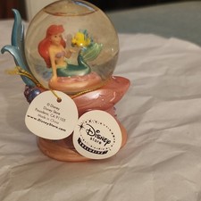 Disney Store Exclusive The Little Mermaid Ariel Snow Globe