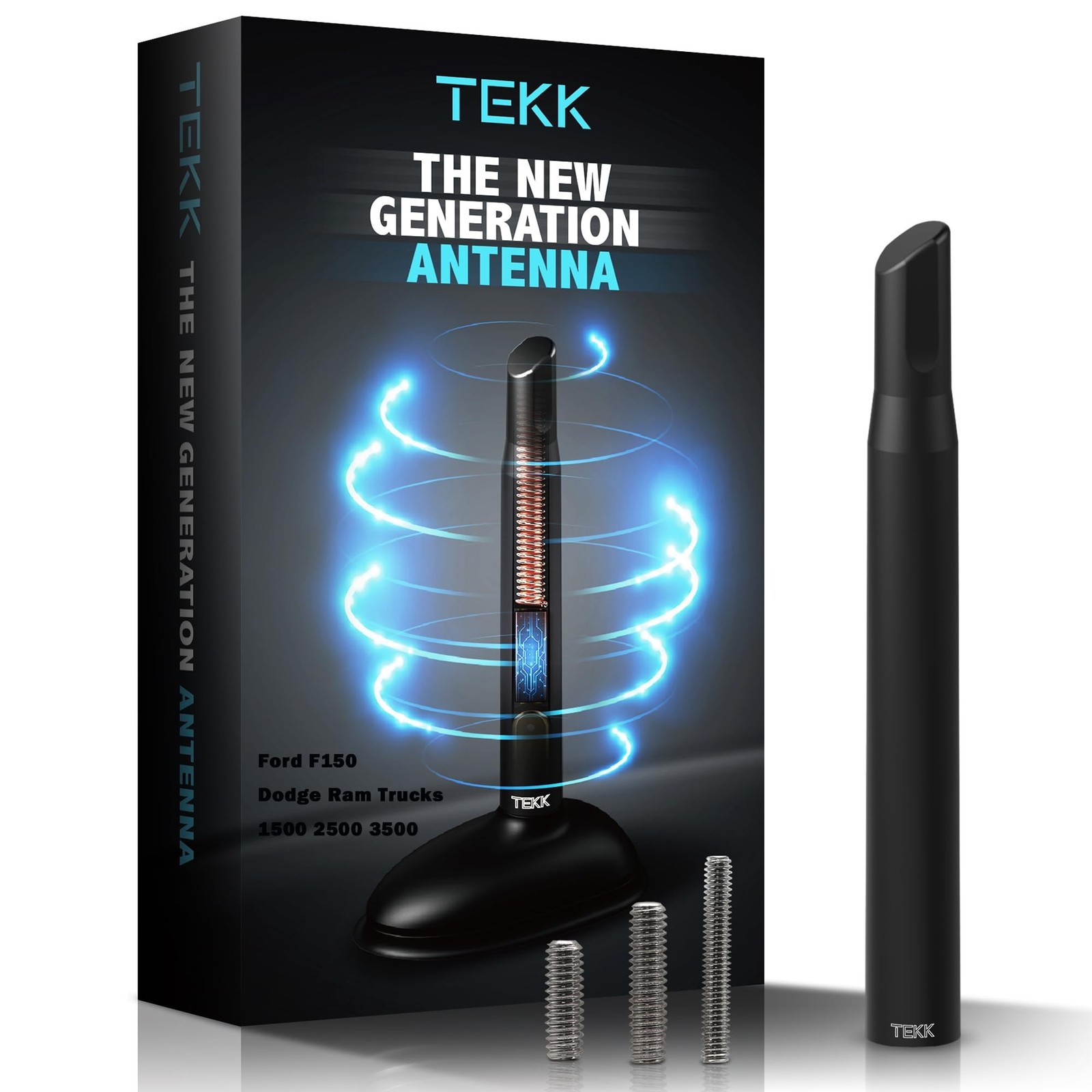 Tekk Short Antenna Compatible with 2009-2026 Ford F150 & Dodge Ram Trucks 150...