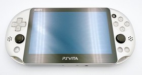 Sony PS Vita PCH-2000 PCH 2000 Console Silver w/8GB memory card - Very Good