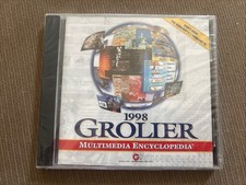 Grolier Encyclopedia 1998- CD-ROM Windows 95/Windows 3.1 Vintage New Sealed