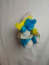 Wallace Berrie Smurfette Plush Doll 1981 Vintage Smurfs Toy With Original Tag 8"