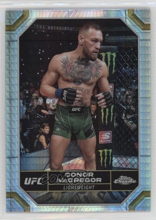 2024 Topps Chrome UFC Prism Refractor Conor McGregor #49 19kz
