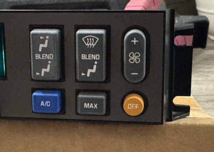 Chevy Silverado GMC C/K 1500 2500 1988-1994 CLIMATIZADOR CALEFACCIÓN AIRE ACONDICIONADO GRIS Foto 3 de 4