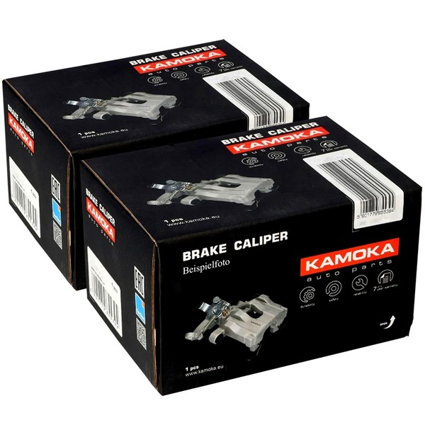 2X Kamoka JBC0967 + JBC0968 Bremssattel Hinten L+R FüR Vivaro B Trafic III 1.6D-image