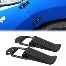 Quick-Release Shiny Compact Carbon Fiber Car Accessories for Bumper/Trunk/Fender