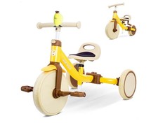 Ridyee 4-in-1 Toddler Tricycle Ages 18M to 3Y Free Mode Switch Trike Bike Walker