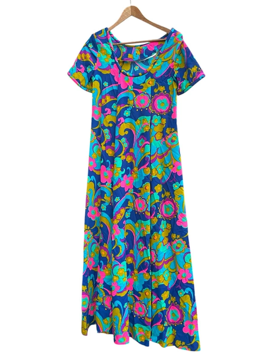 chinese dress ladies Hawaiian Theme Maxi Dress  Ragstock