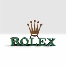 Logo Rolex Stampa 3D Decorazione 15x8