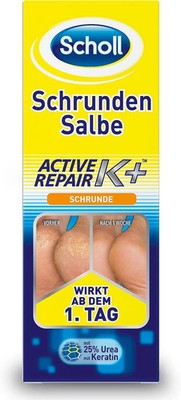 Scholl Schrundensalbe Active Repair K+ 25% Urea, 25 Ml, Für Trockene,  Fußcreme