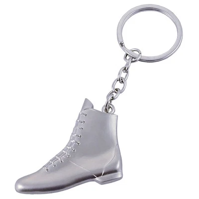 DANZAVINCI Schlüsselanhänger Gardetanzstiefel Tanzstiefel Mariechenstiefel Silber Metall