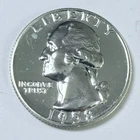 1958 Proof Washington Quarter 90% Silver MINT STATE PLUS CONDITION #7473