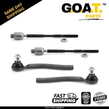 4 PC Inner & Outer Tie Rod End Kit for 2008-2013 Nissan Rogue Rogue Select