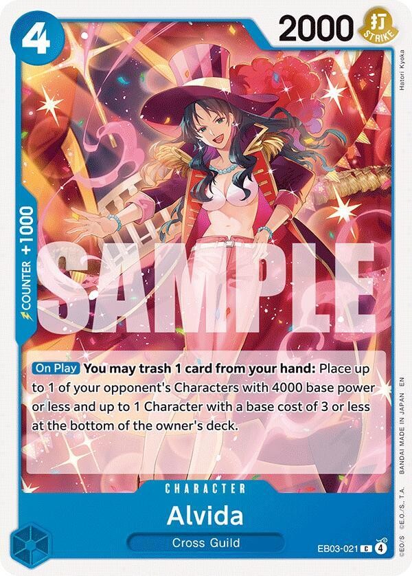 One Piece - Alvida - Extra Booster: Heroines Edition EB03-021 - NM