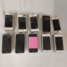 Lot of 46 Apple iPhone 5S Ungraded Cracked Screen