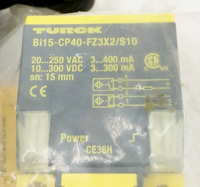 New Turck Bi15-CP40-FZ3X2/S10 Proximity Sensor 20-250VAC 13410 - No Box - Image 2 of 4