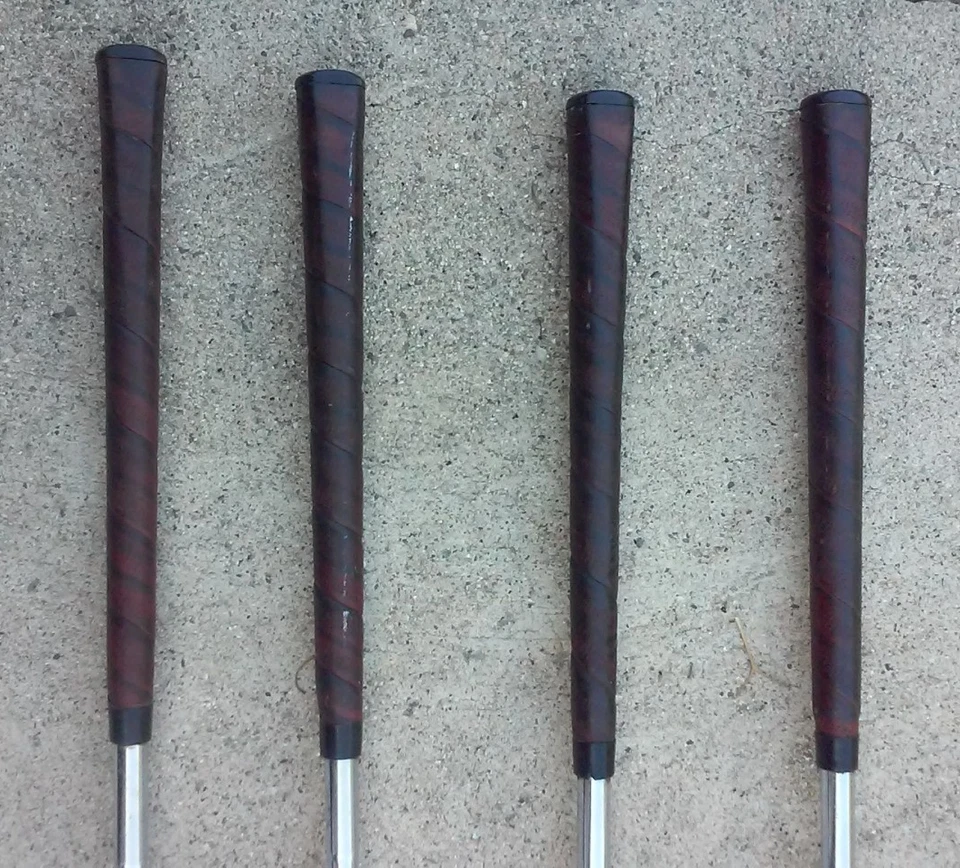 Juego de 4 empuñaduras recordatorias Wilson Sam Snead Blue Ridge madera combinadas ejes flexibles diestro Foto 4 de 4