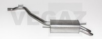 Vegaz EndschalldäMpfer Hinten (VS-348AT) FüR VW Transporter T4 | Auspufftopf