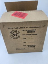 Honest Company Flushable Wipes 336ct Tropical Leaves Plant Based Fragrance Free