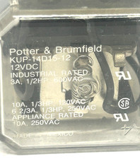 Lot of 2 Potter  Brumfield KUP-14D15-12 12V Relay New