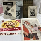 vintage ephemera paper lot Coke Advertising Homer Book 1903 Navy Projector Cigar
