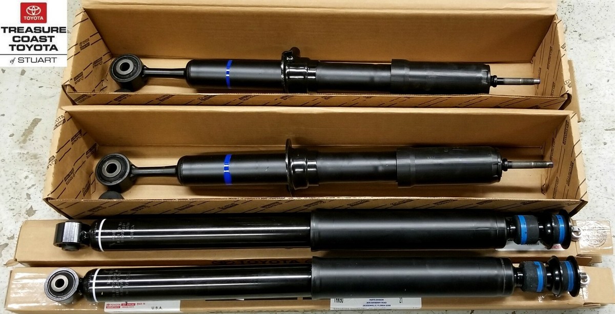 NEW OEM TOYOTA TUNDRA 07-13 FRONT & REAR SHOCKS 4PC SET | eBay NEW OEM TOYOTA TUNDRA 07-13 FRONT & REAR SHOCKS 4PC SET | eBay
