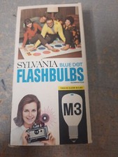 Flashbulbs Lot of Boxes of M3/M2B and P25, Sylvania for vintage cameras