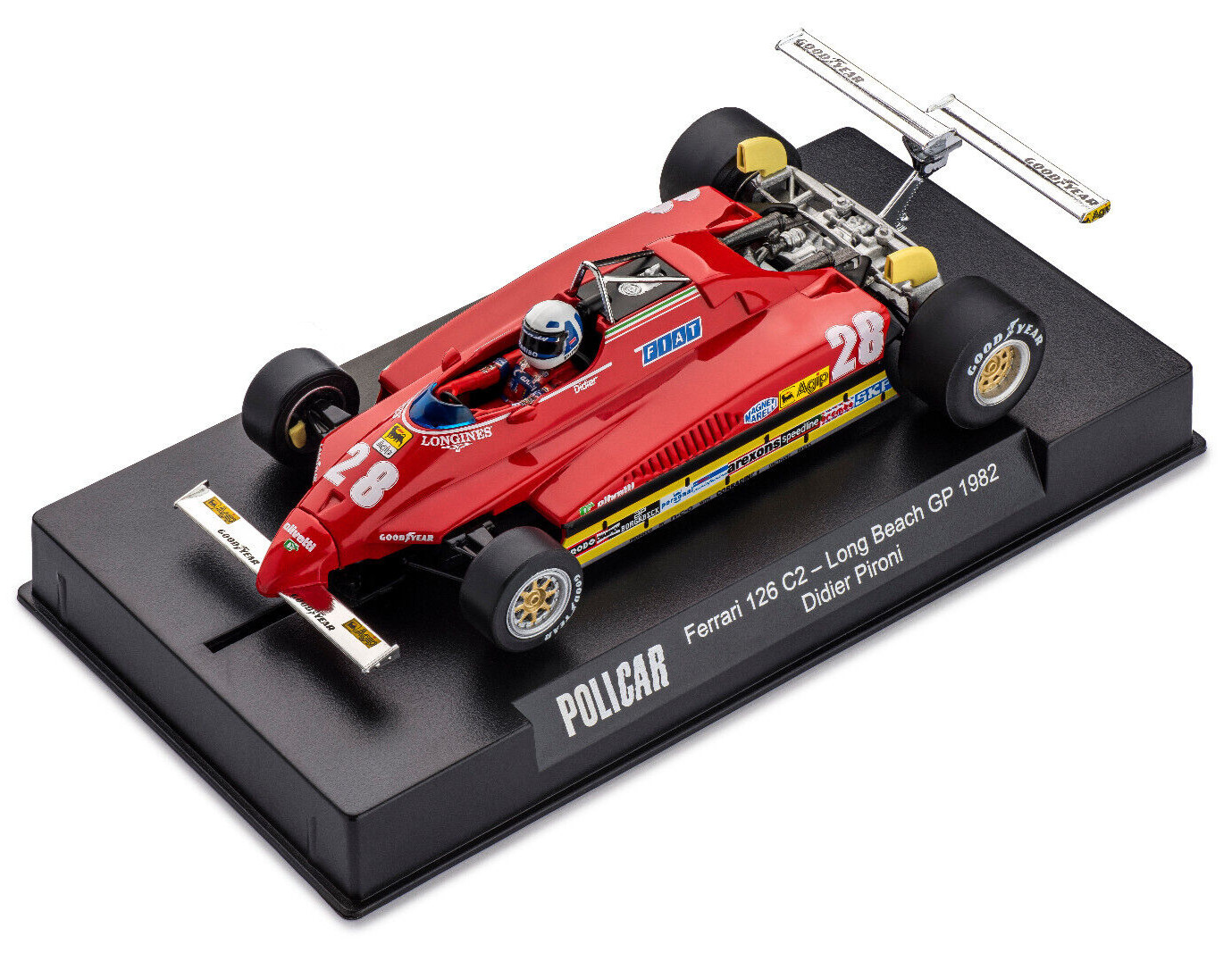 Слот It Policar 126 C2 - Дидье Пирони -82 Long Beach GP 132 Игровой автомобиль CAR09A 14590₽