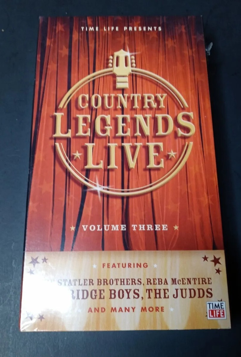 Time Life Presents Country Legends Live VHS Volumes 1 3 4 And 6
