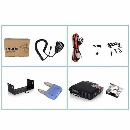 NUEVO TM-281A FM Transceptor Kenwood Estación de Radio Coche 65W 10-50KM VHF 136-174MHZ - Imagen 5 de 23