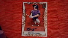 2021 Leaf Trinity Baseball #CA-BM1 Benny Montgomery Clear Autographs Bronze Base