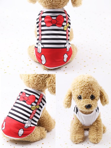 Extra Small Meidum Dog t Shirt Girl Pet Clothing Boy Puppy Clothes for Schnauze - Foto 16 di 20