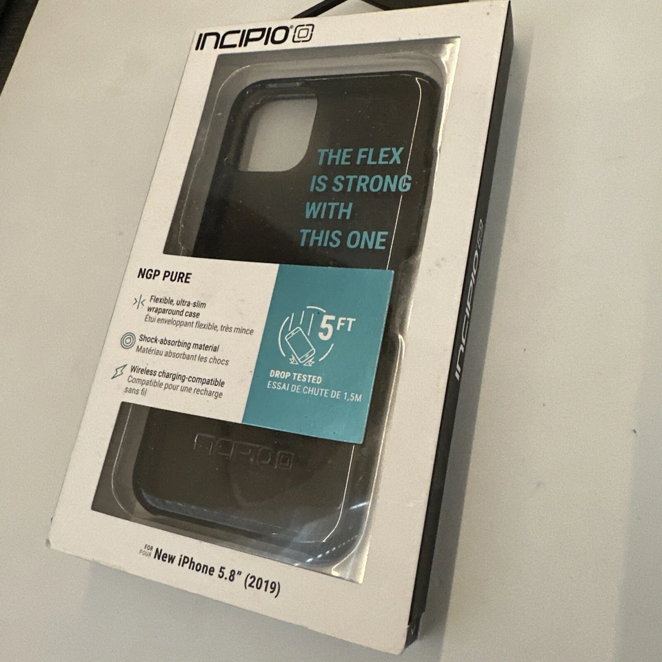 INCIPIO NGP PURE CASE FOR IPHONE 11 Pro Only 5.8”2019 Flex 5ft Drop Smoke Black - Image 4 of 4