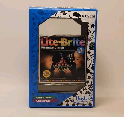 Kurt Adler - Hasbro Lite-Brite Game Christmas Ornament New in box 2024