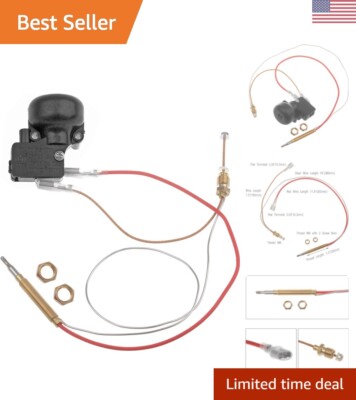 Outdoor Patio Heater Thermocouple Sensor - M8 x 1 End Connection Nuts - 16.2''...