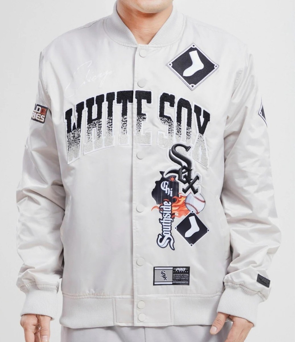 Pro Standard MLB Chicago White Sox Home Town Satin Jacket Men's