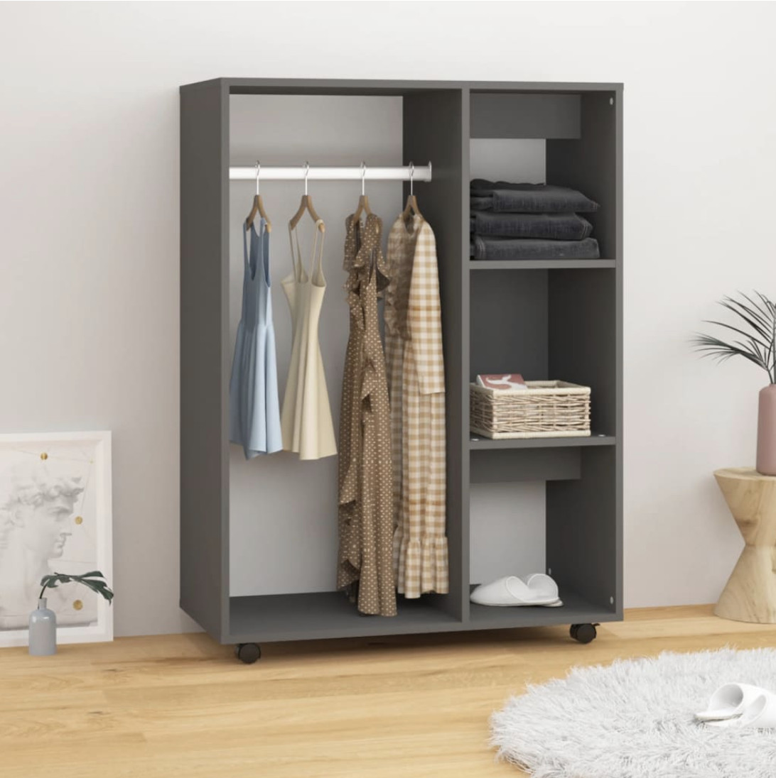 Mueble Armario Ropero estilo moderno mueble vestidor perchero para ropa portátil