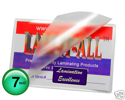 LAM-IT-ALL 7 Mil 4x6 Video Card Hot Laminating Pouches 4 x 6 Clear (100/pack)