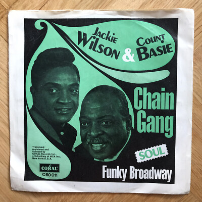 Jackie Wilson * Count Basie * Chain Gang * Funky Broadway * Single 7''
