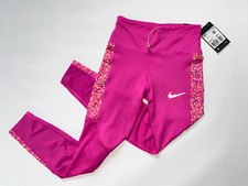 NIKE ICON CLASH FAST RUNNING TRAINING LEGGINGS FIRE PINK CJ2458-601  SIZE XS