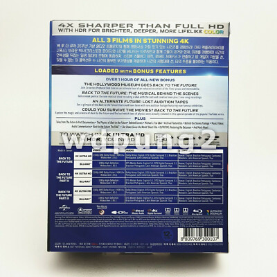 Back To The Future Trilogy - 4K UHD + BLU-RAY 35th Anniversary Box